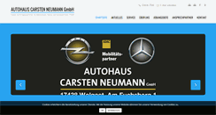 Desktop Screenshot of opel-neumann.de