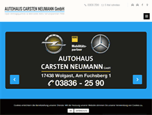 Tablet Screenshot of opel-neumann.de